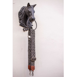 Bandoleira Pénélope Preto / cru