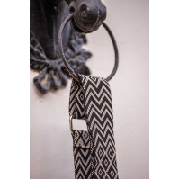 Bandoleira Pénélope Preto / cru