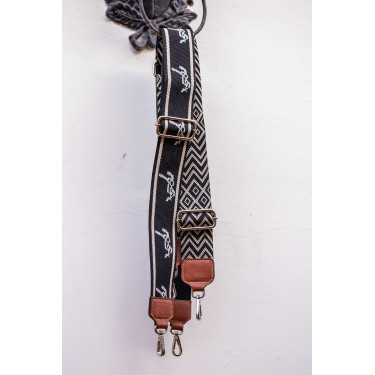 Alça Pénélope Logo Preto / cru Alça Pénélope Logo Preto / cru