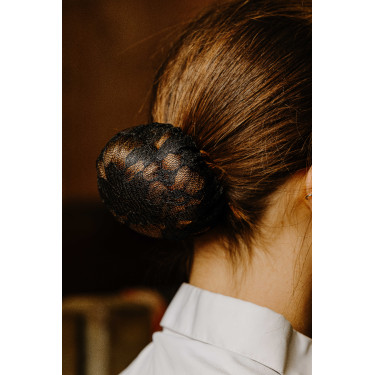 Redinha para cabelo Equithème Rendado Preto