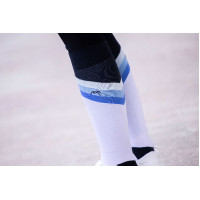 Meias de equitação Pénélope Fun Azul / branco