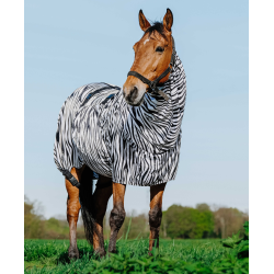 Camisa anti-eczema zebra Riding World Zebra preto / branco Motivos