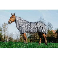 Camisa anti-eczema zebra Riding World Zebra preto / branco Motivos