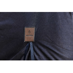 Camisa Equithème Micro mesh Azul-marinho