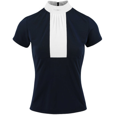 Polo Equithème Doha de mangas curtas Azul-marinho Polo Equithème Doha de mangas curtas Azul-marinho