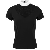 Pólo Equithème Funza de mangas curtas Branco