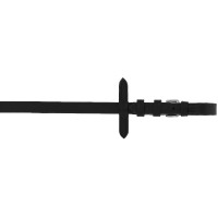 Rendas de borracha Norton Club Oily Preto