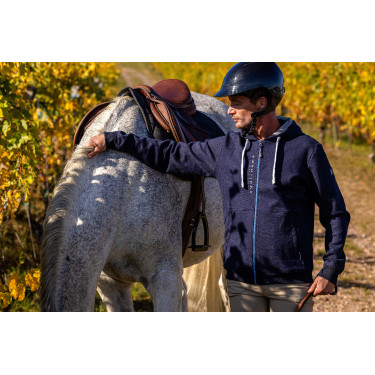 Suéter Equithème Hervé Azul-marinho