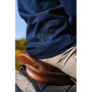 Suéter Equithème Hervé Azul-marinho