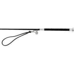 Chicote de adestramento Equithème Charme Preto