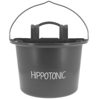 Comedouro Hippotonic com ganchos e alça Cinza escuro Cinzento Comedouro Hippotonic com ganchos e alça Cinza escuro Cinzento