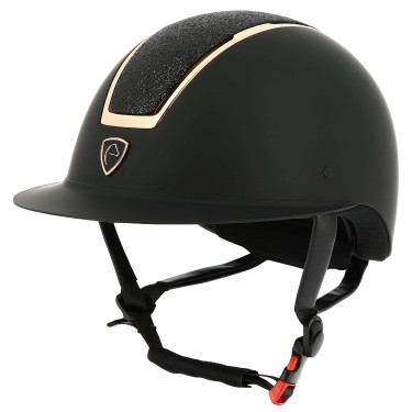 Capacete Equithème Glint Fosco Preto fosco / rosa Capacete Equithème Glint Fosco Preto fosco / rosa