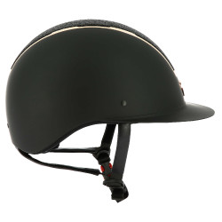 Capacete Equithème Glint Fosco Preto fosco / rosa Capacete Equithème Glint Fosco Preto fosco / rosa