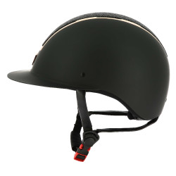 Capacete Equithème Glint Fosco Preto fosco / rosa Capacete Equithème Glint Fosco Preto fosco / rosa