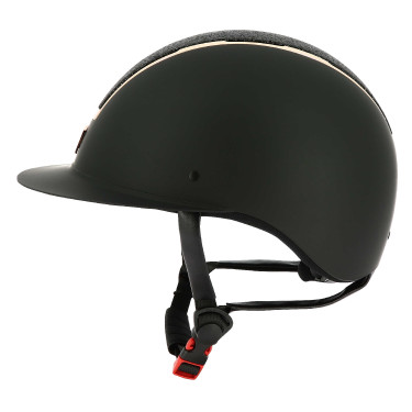 Capacete Equithème Glint Fosco Preto fosco / rosa Capacete Equithème Glint Fosco Preto fosco / rosa