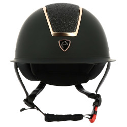 Capacete Equithème Glint Fosco Preto fosco / rosa Capacete Equithème Glint Fosco Preto fosco / rosa