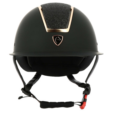 Capacete Equithème Glint Fosco Preto fosco / rosa Capacete Equithème Glint Fosco Preto fosco / rosa