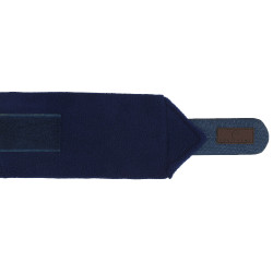 Bandagens de polo Equithème em conjunto de 4 Marinho Azul-marinho