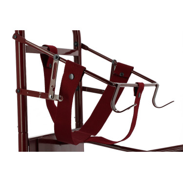 Carrinho porta-sela Hippotonic curto Bordéus Bord&amp;ocirc;