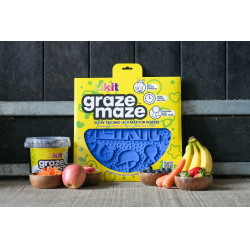 Tapete para lamber LIKIT Graze Maze Azul