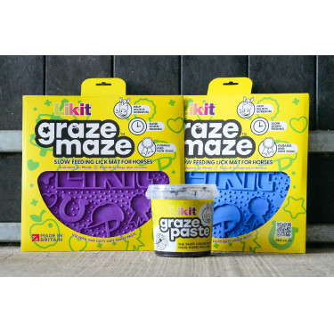 Tapete para lamber LIKIT Graze Maze Azul