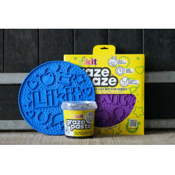 Tapete para lamber LIKIT Graze Maze Azul