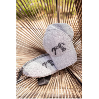 Boné Pénélope Naomi Chevron Rosa