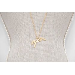 Colar Pénélope Angèle Dourado Ouro