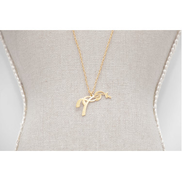 Colar Pénélope Angèle Dourado Ouro