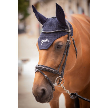 Touca para cavalos Pénélope Algodão Marinho Azul-marinho