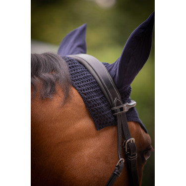 Touca para cavalos Pénélope Algodão Marinho Azul-marinho