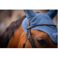Touca para cavalos Pénélope Algodão Marinho Azul-marinho Touca para cavalos Pénélope Algodão Marinho Azul-marinho