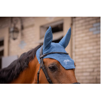 Touca para cavalos Pénélope Algodão Marinho Azul-marinho Touca para cavalos Pénélope Algodão Marinho Azul-marinho