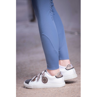 Calça de equitação Pénélope Rocky Stone Mar de Bering Azul