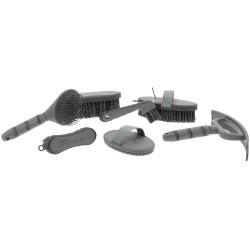 Limpador de cascos Je t'aime Equithème Strass Cinzento