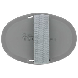 Escova Etrille Je t'aime Equithème Strass Cinzento