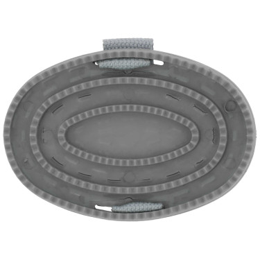 Escova Etrille Je t'aime Equithème Strass Cinzento