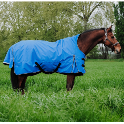 Cobertura Equithème Tyrex Aisance 1200D Pescoço Alto Azul royal