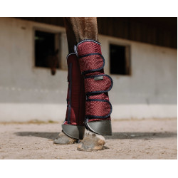 Guéitres de transporte Equithème Tyrex 1200D Reforçadas Bordéus Bordô Guéitres de transporte Equithème Tyrex 1200D Reforçadas Bordéus Bordô