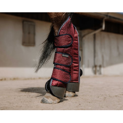 Guéitres de transporte Equithème Tyrex 1200D Reforçadas Bordéus Bordô Guéitres de transporte Equithème Tyrex 1200D Reforçadas Bordéus Bordô