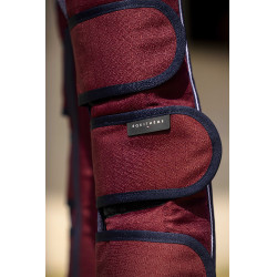 Guéitres de transporte Equithème Tyrex 1200D Reforçadas Bordéus Bordô Guéitres de transporte Equithème Tyrex 1200D Reforçadas Bordéus Bordô