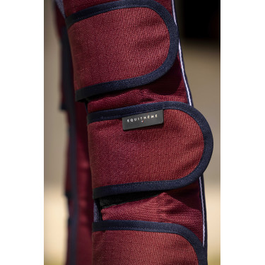 Guéitres de transporte Equithème Tyrex 1200D Reforçadas Bordéus Bordô Guéitres de transporte Equithème Tyrex 1200D Reforçadas Bordéus Bordô