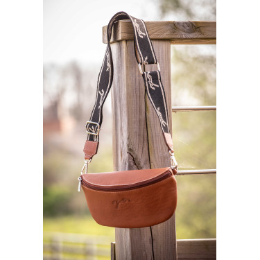 Bolsa de cintura Pénélope Smile Conhaque Castanho