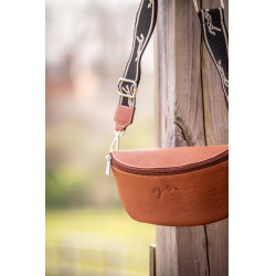 Bolsa de cintura Pénélope Smile Conhaque Castanho