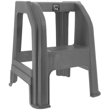 Montador de 2 degraus Hippotonic Cinzento