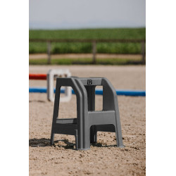 Montador de 2 degraus Hippotonic Cinzento