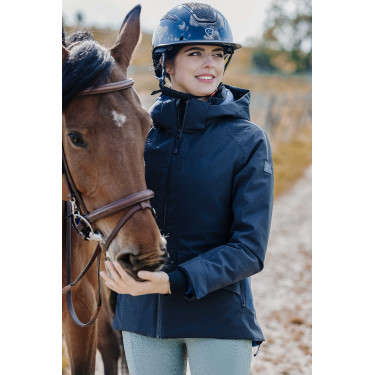 Parka Equithème Originals Maguy Marinho Azul-marinho