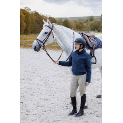 Blusão curto Equithème Originals Alina Marinho Azul-marinho