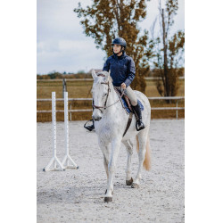 Blusão curto Equithème Originals Alina Marinho Azul-marinho