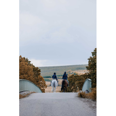 Blusão curto Equithème Originals Alina Marinho Azul-marinho